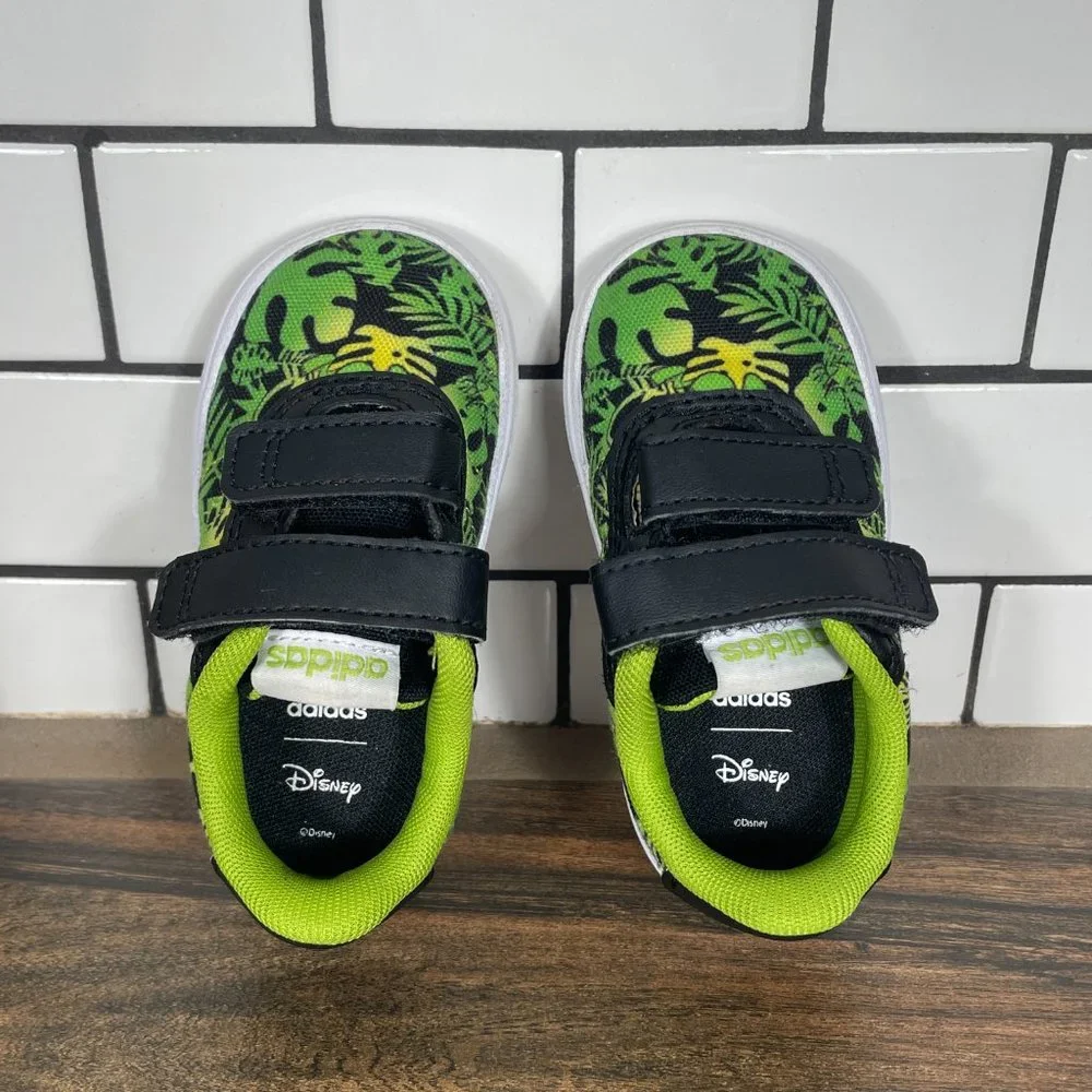 adidas x Disney Vulc Raid3r Toddler 5K Shoes Muppets Kermit The Frog Sneakers